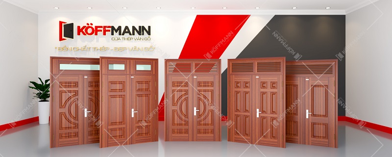 Các loại cửa thép vân gỗ Koffmann